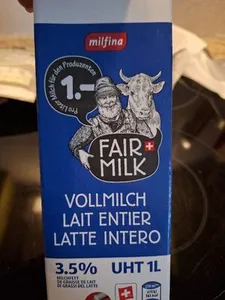 Vollmilch UHT