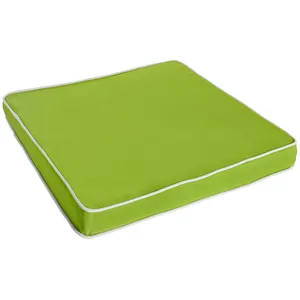 ERWIN M. Stolsdyna Pago; 40x40x4 cm (BxLxH); Grön; Kvadratisk