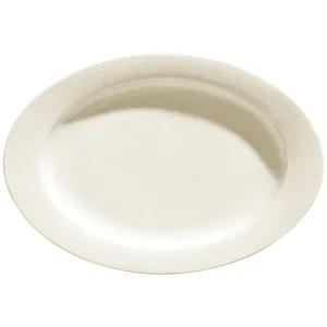 VEGA Uppläggningsfat Skyline ovalt; 26x18x2.5 cm (LxBxH); Krämvit; Oval; 6 Styck / Förpackning