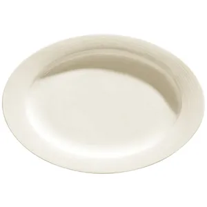 VEGA Uppläggningsfat Skyline ovalt; 29x20x3 cm (LxBxH); Krämvit; Oval; 6 Styck / Förpackning