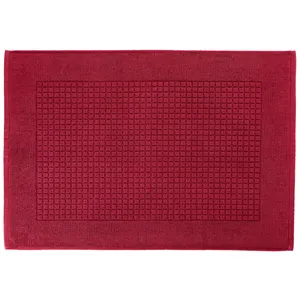 ERWIN M. Badrumsmatta Karos; 50x70 cm (BxL); Vinröd