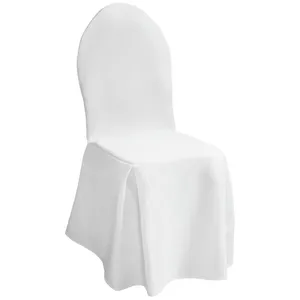 ERWIN M. Stolsöverdrag Elinda; 40x40x96 cm (BxLxH); Vit