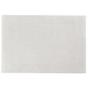 ERWIN M. Badrumsmatta Karos; 50x70 cm (BxL); Silverfärg