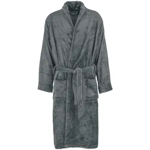 ERWIN M. Morgonrock Miron; Storlek S/M; Grå