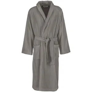 ERWIN M. Morgonrock Duo; Storlek S/M; Stengrå