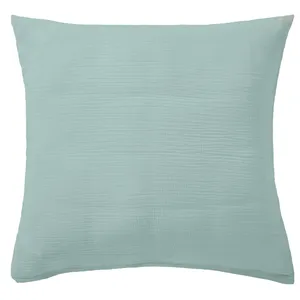 ERWIN M. Örngott Libra Musselin; 80x80 cm (LxB); Duvblå