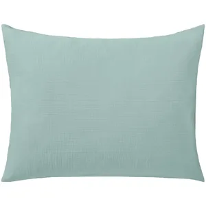 ERWIN M. Örngott Libra Musselin; 60x90 cm (LxB); Duvblå