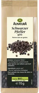 Schwarzer Pfeffer, ganz