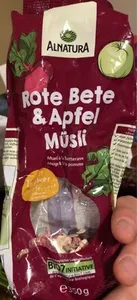 Rote bete & apfel muesli