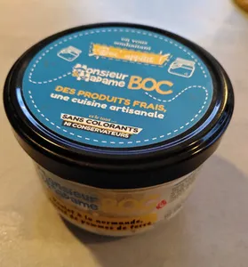 poulet à la normande écrasé de pommes de terre