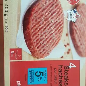 Steaks hachés pur bœuf