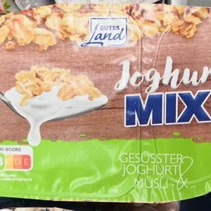 Joghurt Mix! Gesüßter Joghurt & Müsli