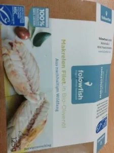 Makrelen Filets In Bio Olivenöl