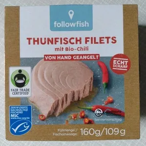 Thunfisch Filets mit Bio-Chili