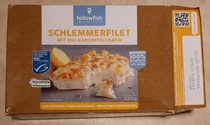 Schlemmerfilet mit Bio-Kartoffelgratin