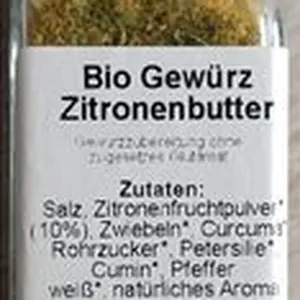 Bio Gewürz Zitronenbutter