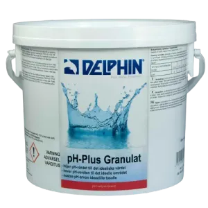 DELPHIN pH-plus Granulat, 3kg hink