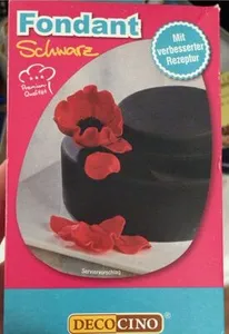Fondant, schwarz