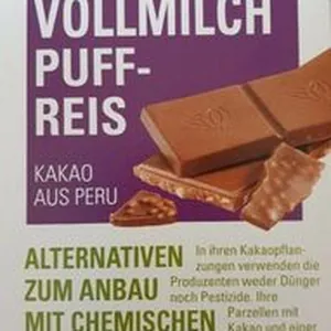 Vollmilch Puffreis