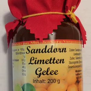 Sanddorn Limetten Gelee