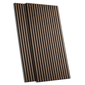 Homestyle4u Ljudpanel - Akustikpanel Brun - 60x120 Cm - 2 St