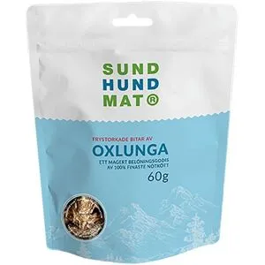 Sund Hundmat Frystorkad Oxlunga 60g