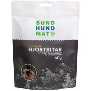 Sund Hundmat Frystorkade Hjortbitar 60g