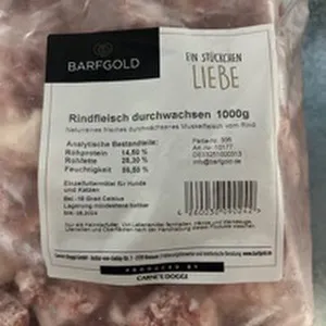 Rindfleisch fettig