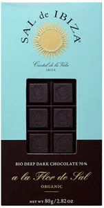 Chocolate Extra Fino 70 % a La Flor De Sal, Sal De Ibiza