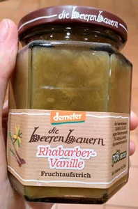 Rhabarber-Vanille Fruchtaufstrich