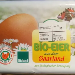 Bio-Eier aus dem Saarland