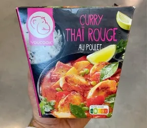 Curry thaï rouge au poulet