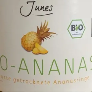 Getrocknete Ananasringe