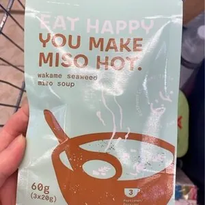Wakame seaweed miso soup