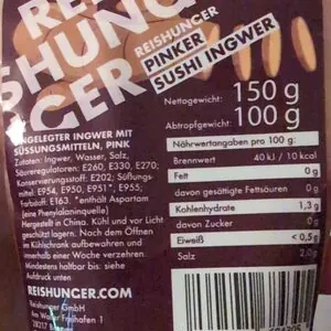 Pinker Sushi Ingwer