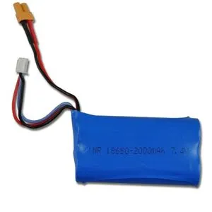 Amewi RC Batteripack (Li-ion) 7.4 V 2000 mAh Antal celler: 2 Racingtyp XT30