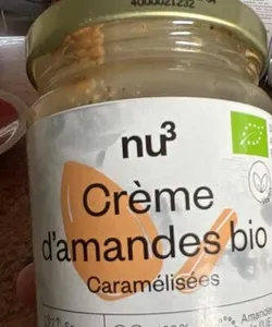 Crème d amande bio