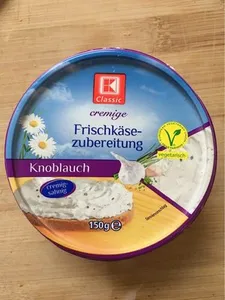Frischkäsezubereitung, Knoblauch