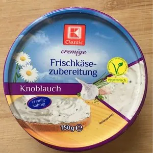 Frischkäsezubereitung, Knoblauch