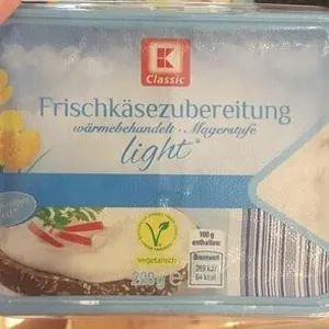 Frischkäsezubereitung