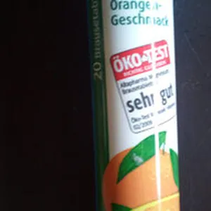 Brausetabletten Orangengeschmack