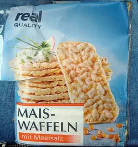Mais-Waffeln mit Meersalz
