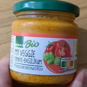Bio My Veggie Tomate-Basilikum Pflanzlicher Brotaufstrich