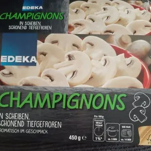 Champignons in Scheiben   schonend tiefgefroren
