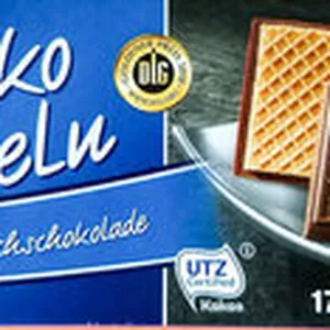 Schoko Waffeln mit Vollmilchschokolade