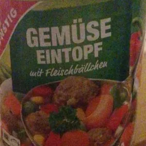 Gemüse Eintopf mit Fleischbällchen