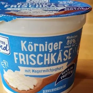Körniger Frischkäse mit Magermilchjoghurt