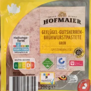 Geflügel Brühwurstpastete