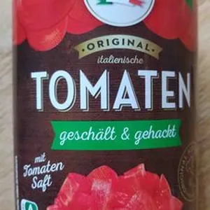 Tomaten geschält und gehackt