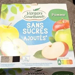 Purée de pommes sans sucres ajoutés